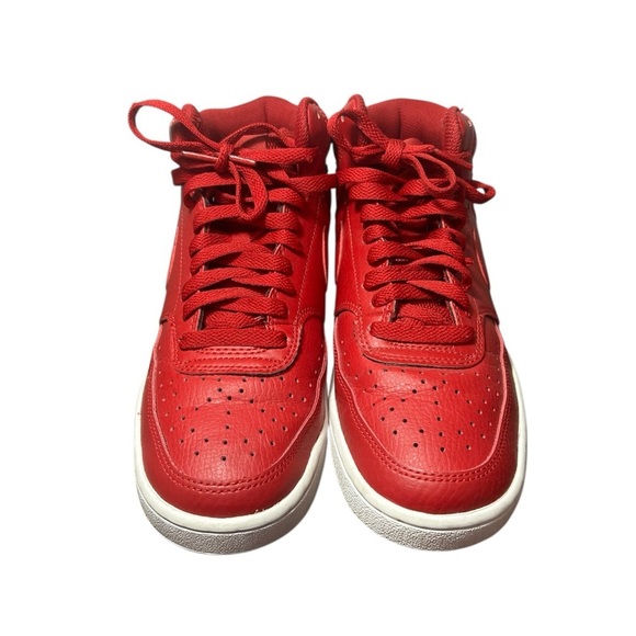 Nike Shoes - {Nike} Women’s Mid Red Court Vision Sneakers